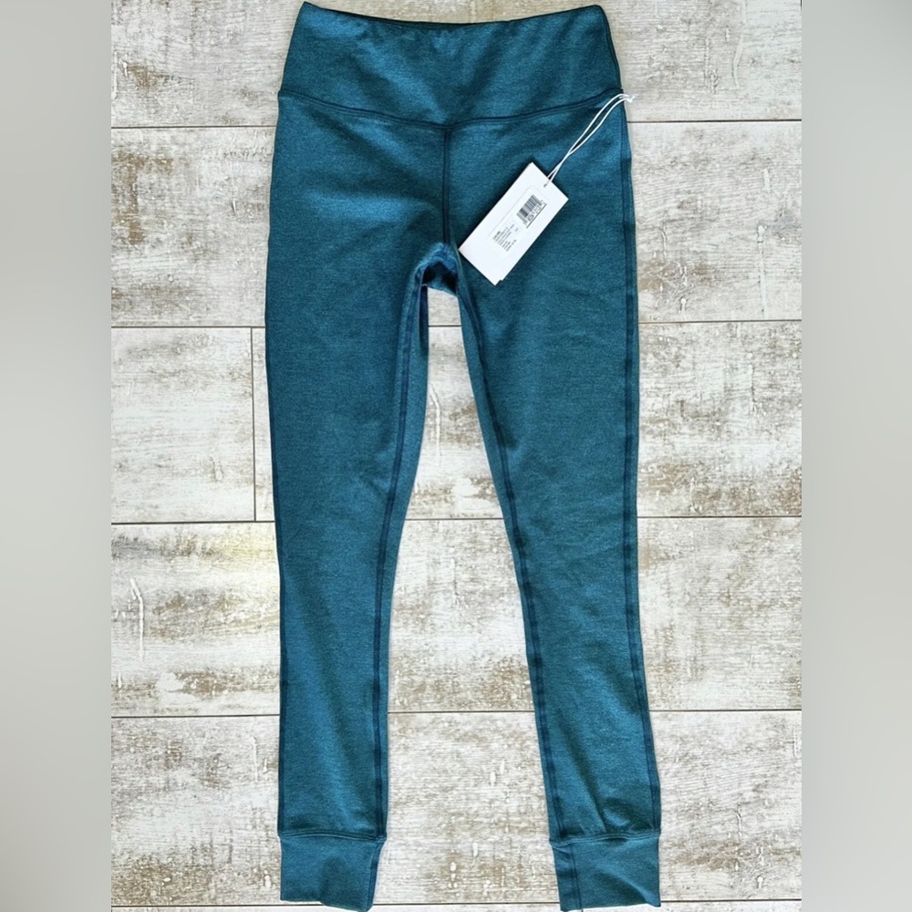 Calme by Johnny Was Ease Space Dye High Waist Legging Size XS Green Pants